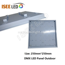 Водоотпорна динамична светлина на LED панелот за инсталација на отворено